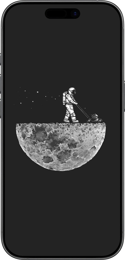 TPU чехол Moon in dark для Apple iPhone 17 - 4176b-4031 изображение 