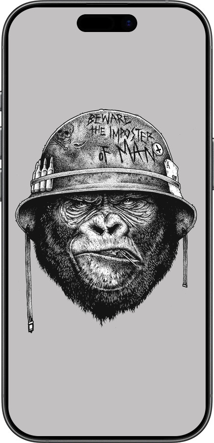 TPU чехол military monkey для Apple iPhone 17 - 4177b-4031 изображение 