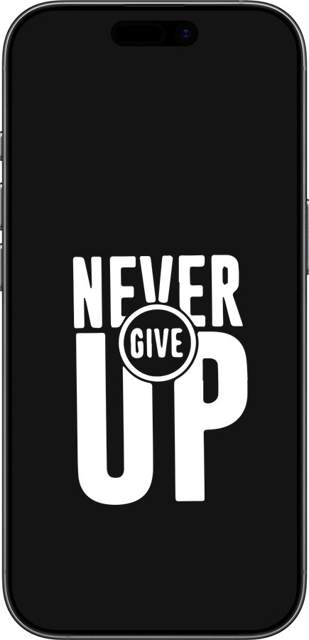 TPU чехол Никогда не сдавайся для Apple iPhone 17 - 4572b-4031 изображение 