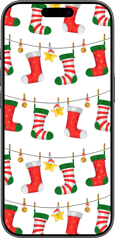 TPU чехол Новогодний 9 для Apple iPhone 17 - 4622b-4031 изображение 