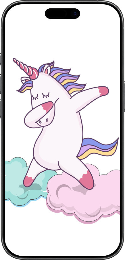 TPU чехол Единорог для Apple iPhone 17 - 4702b-4031 изображение 