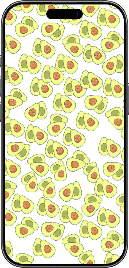 TPU чехол Весёлые авокадо для Apple iPhone 17 - 4799b-4031 изображение 