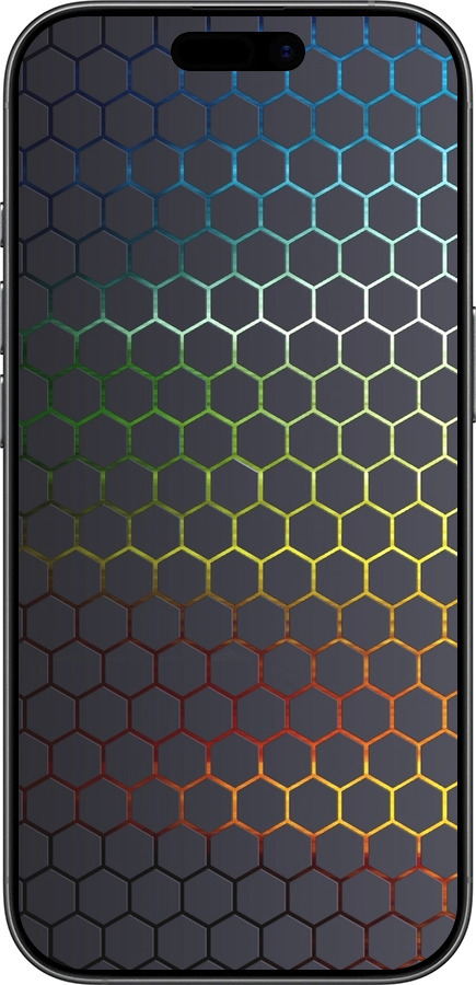 TPU чехол Переливающиеся соты для Apple iPhone 17 - 498b-4031 изображение 