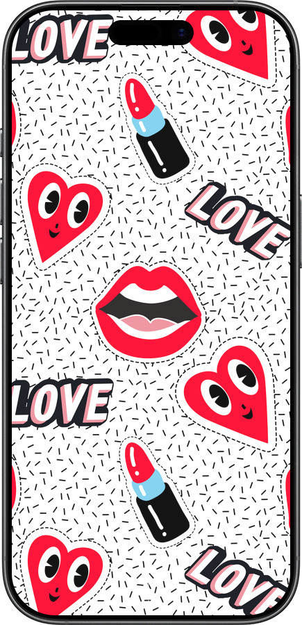 TPU чехол Стикеры v3 для Apple iPhone 17 - 5502b-4031 изображение 