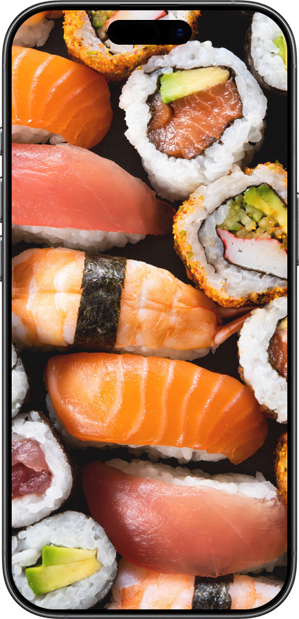 TPU чехол Суши v3 для Apple iPhone 17 - 5540b-4031 изображение 