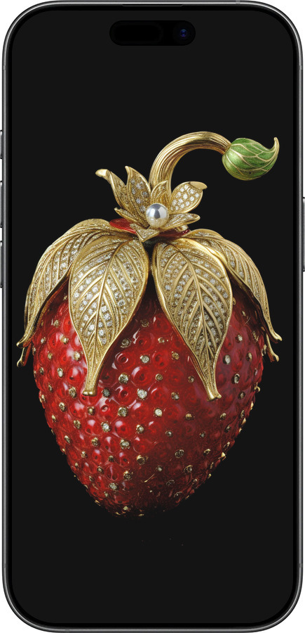 TPU чехол Клубника v3 для Apple iPhone 17 - 5638b-4031 изображение 