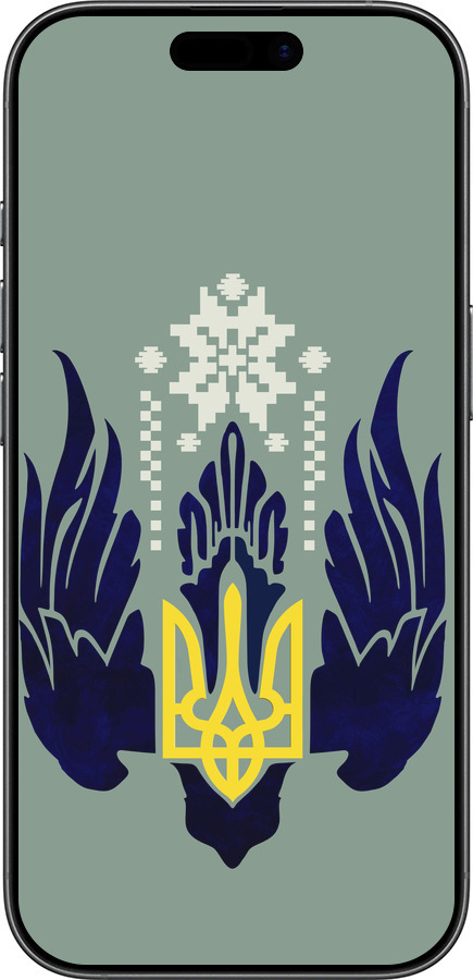 TPU чехол Тризуб с крыльями для Apple iPhone 17 - 5640b-4031 изображение 