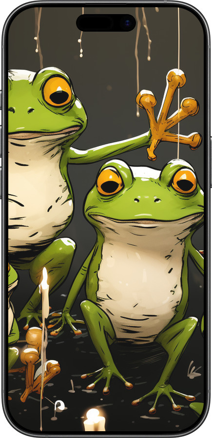 TPU чехол Жабки 2 для Apple iPhone 17 - 5657b-4031 изображение 