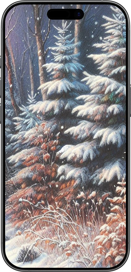 TPU чехол Зимовий пейзаж для Apple iPhone 17 - 5814b-4031 изображение 