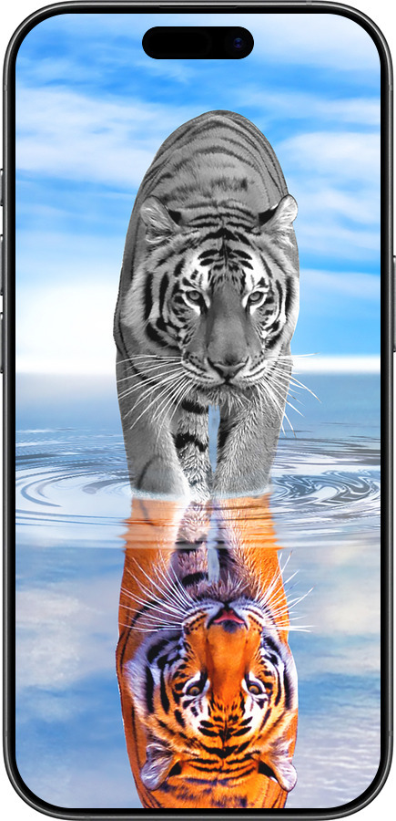 TPU чехол Тигр для Apple iPhone 17 - 6016b-4031 изображение 