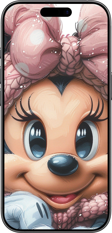 TPU чехол Минни Маус с бантиком для Apple iPhone 17 - 6055b-4031 изображение 