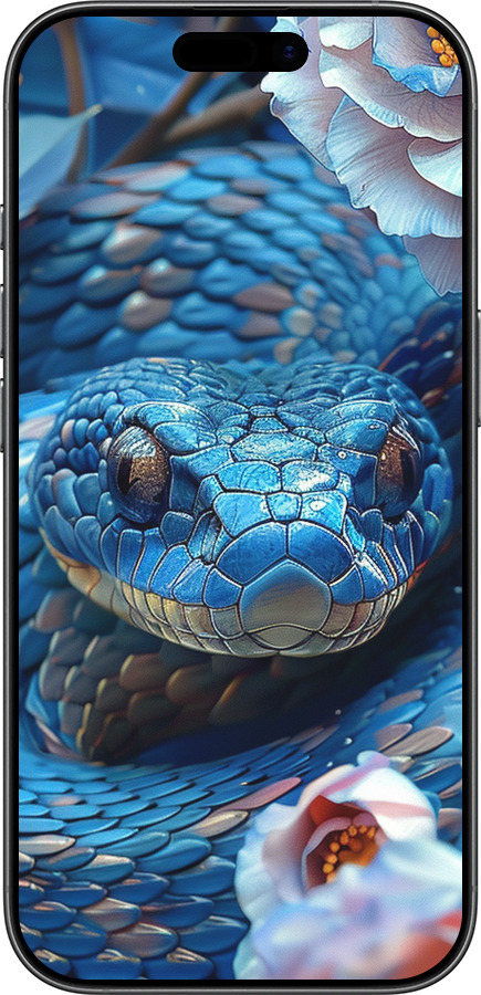 TPU чехол Blue Snake для Apple iPhone 17 - 6079b-4031 изображение 