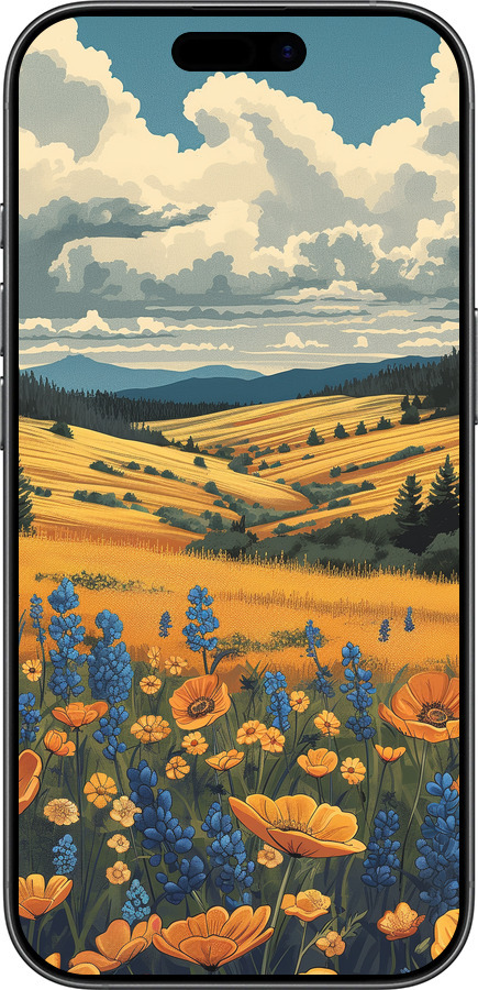 TPU чехол Українське поле для Apple iPhone 17 - 6082b-4031 изображение 