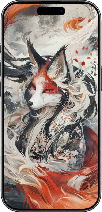 TPU чехол Дух кицунэ' для Apple iPhone 17 - 6107b-4031 изображение 