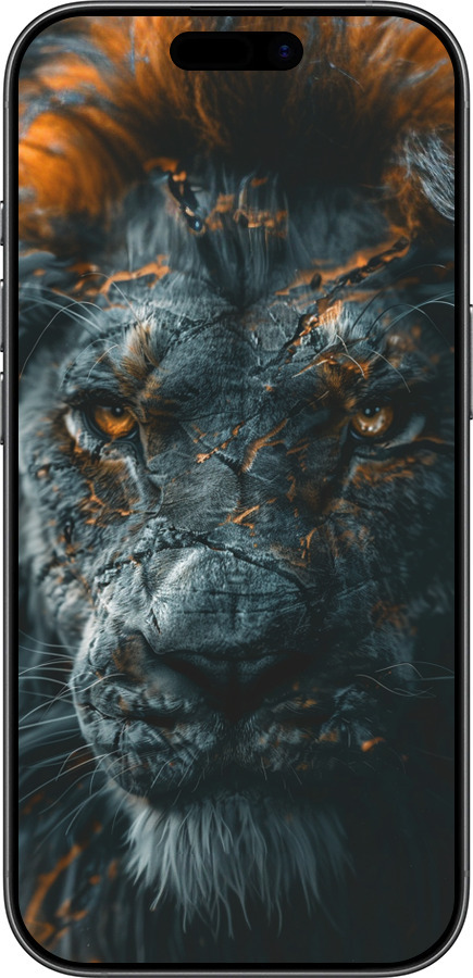 TPU чехол Пламенный лев для Apple iPhone 17 - 6153b-4031 изображение 