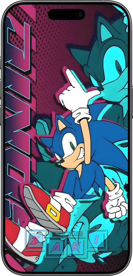 TPU чехол Соник для Apple iPhone 17 - 6284b-4031 изображение 