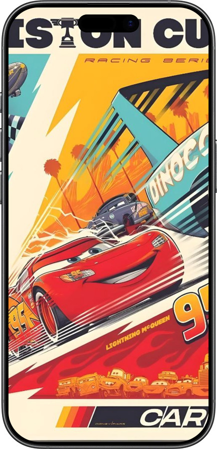 TPU чехол Тачки для Apple iPhone 17 - 6288b-4031 изображение 