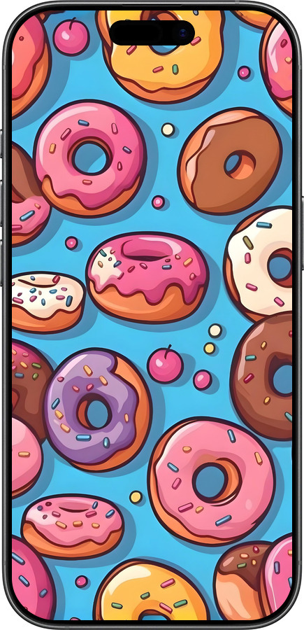TPU чехол Пончики для Apple iPhone 17 - 6318b-4031 изображение 