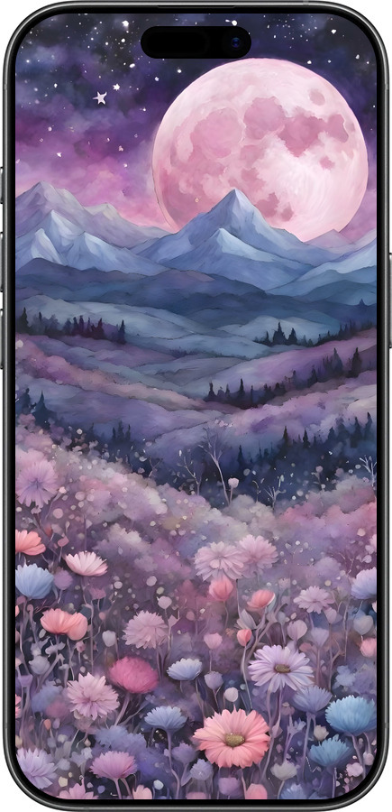 TPU чехол Ніч місяць арт для Apple iPhone 17 - 6319b-4031 изображение 