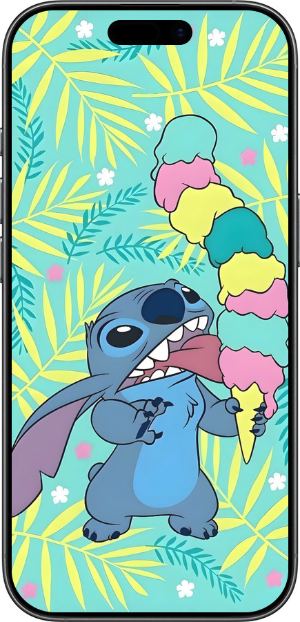 TPU чехол Стич для Apple iPhone 17 - 6361b-4031 изображение 