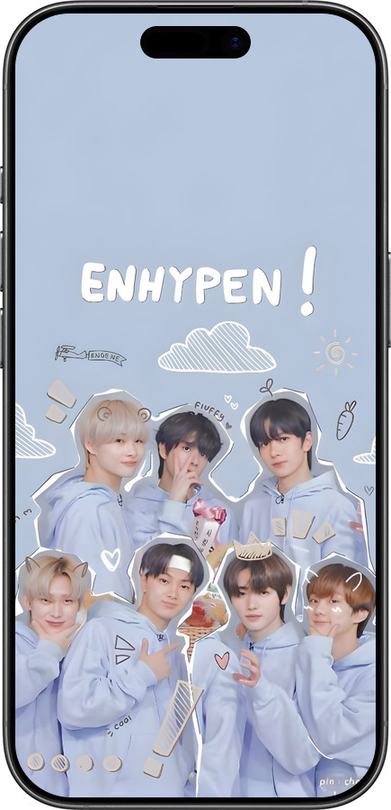 TPU чехол Энхайпен для Apple iPhone 17 - 6362b-4031 изображение 