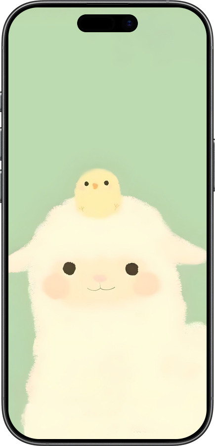 TPU чехол Барашек и ципленок для Apple iPhone 17 - 6369b-4031 изображение 