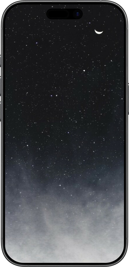 TPU чехол Сині хмари, Синій місяць для Apple iPhone 17 - 6396b-4031 изображение 