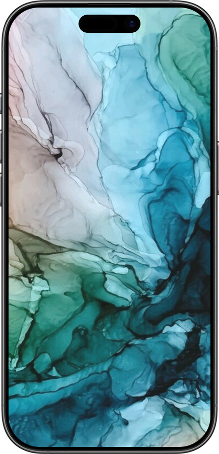 TPU чехол С красочной абстрактной картиной Соленые берега для Apple iPhone 17 - 6405b-4031 изображение 