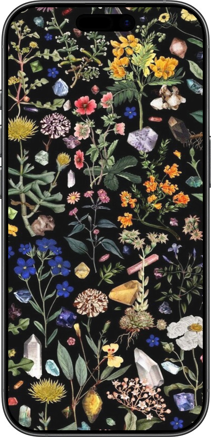 TPU чехол С цветами для Apple iPhone 17 - 6422b-4031 изображение 