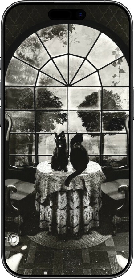 TPU чехол Череп и коты для Apple iPhone 17 - 6432b-4031 изображение 