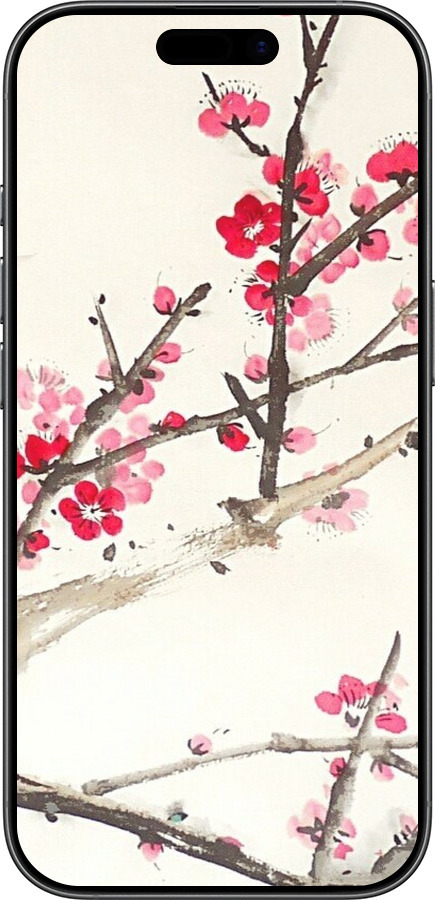 TPU чехол Принт із зображенням цвітіння сакури для Apple iPhone 17 - 6545b-4031 изображение 
