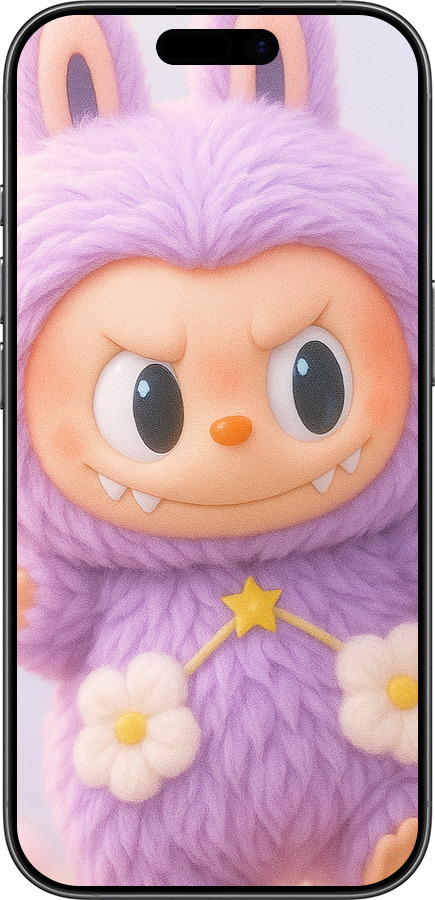 TPU чехол Лабубу для Apple iPhone 17 - 6708b-4031 изображение 