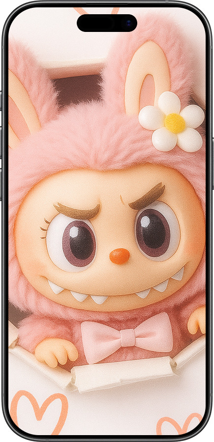 TPU чехол Лабубу 2 для Apple iPhone 17 - 6710b-4031 изображение 