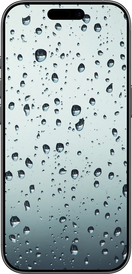 TPU чехол Стекло в каплях для Apple iPhone 17 - 848b-4031 изображение 