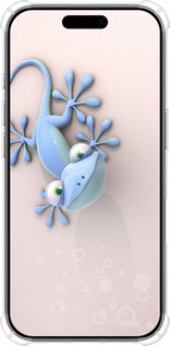 Силикон с усиленными углами чехол Геккончик для Apple iPhone 17 - 1094sp-4031 изображение 