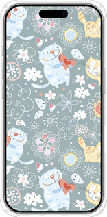 Силикон с усиленными углами чехол Котята v3 для Apple iPhone 17 - 1223sp-4031 изображение 
