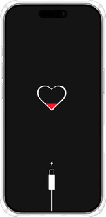 Силикон с усиленными углами чехол Подзарядка сердца для Apple iPhone 17 - 4274sp-4031 изображение 