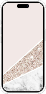Силикон с усиленными углами чехол Пастельный мрамор для Apple iPhone 17 - 4342sp-4031 изображение 