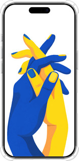 Силикон с усиленными углами чехол Stand With Ukraine для Apple iPhone 17 - 5255sp-4031 изображение 