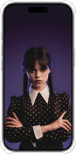 Силикон с усиленными углами чехол Wednesday v3 для Apple iPhone 17 - 5517sp-4031 изображение 