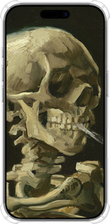 Силикон с усиленными углами чехол Винсент Ван Гог. Череп для Apple iPhone 17 - 5544sp-4031 изображение 