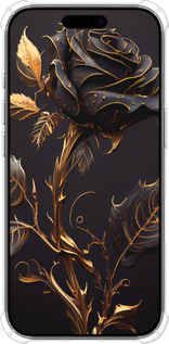 Силикон с усиленными углами чехол Роза 3 для Apple iPhone 17 - 5552sp-4031 изображение 