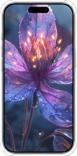 Силикон с усиленными углами чехол Магический цветок для Apple iPhone 17 - 6038sp-4031 изображение 