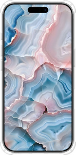Силикон с усиленными углами чехол Мрамор для Apple iPhone 17 - 6306sp-4031 изображение 