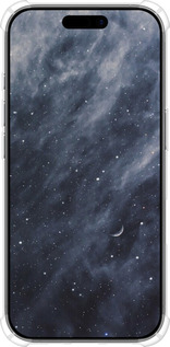 Силикон с усиленными углами чехол Голубые облака, Голубая луна для Apple iPhone 17 - 6398sp-4031 изображение 