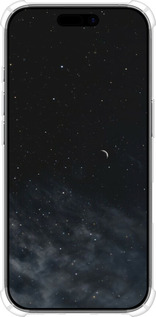 Силикон с усиленными углами чехол Ночное небо для Apple iPhone 17 - 6451sp-4031 изображение 