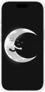 Силикон с усиленными углами чехол Лунные объятия для Apple iPhone 17 - 6508sp-4031 изображение 