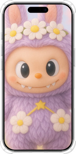 Силикон с усиленными углами чехол Лабубу 1 для Apple iPhone 17 - 6709sp-4031 изображение 