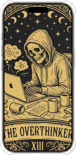 Силикон с усиленными углами чехол The Overthinker для Apple iPhone 17 - 6774sp-4031 изображение 
