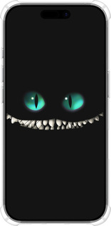 Силикон с усиленными углами чехол Чеширский кот для Apple iPhone 17 - 689sp-4031 изображение 